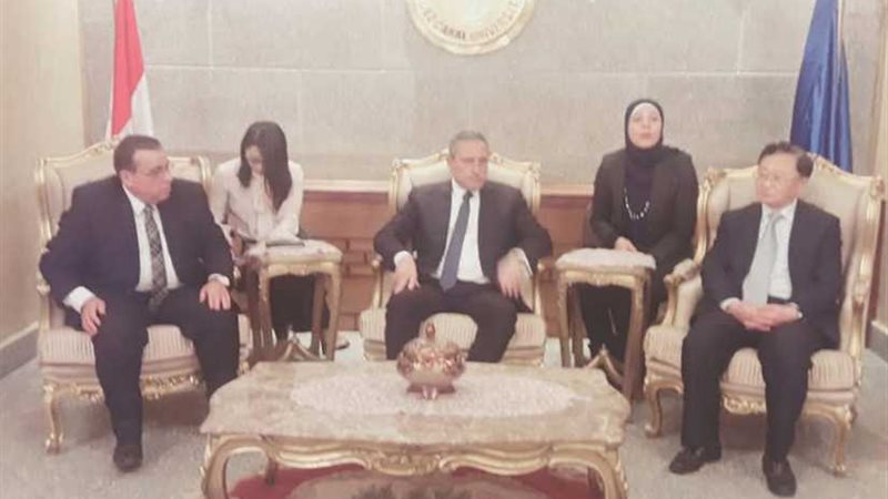 وفد صيني وزيارة لمعهد