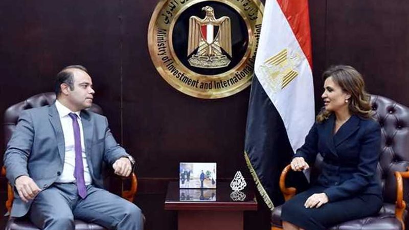 وزيرة الاستثمار ورئيسا