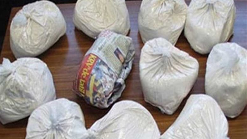 ضبط كيلو هيروين مع