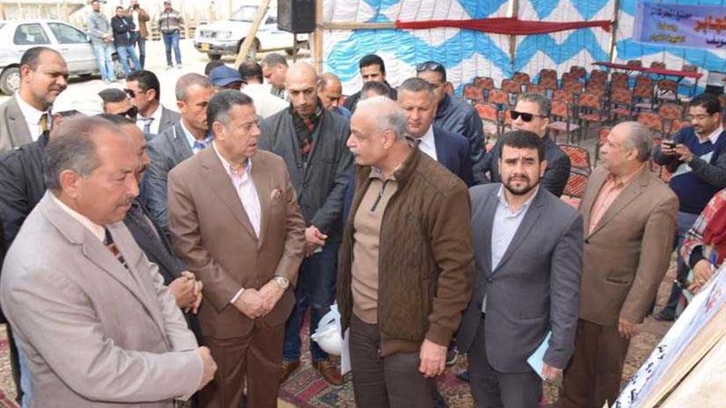 محافظ بني سويف يتابع