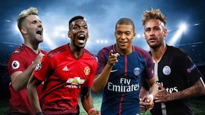 مواجهة باريس سان جيرمان مع مانشستر يونايتد تتصدر عناوين الصحف الفرنسية