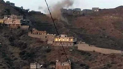 قصف حوثي على عدة قرى بمحافظة حجة اليمنية