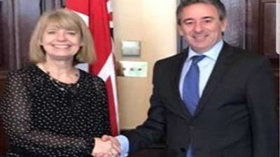 سفير مصر في لندن يلتقي وزيرة الشئون الأفريقية البريطانية