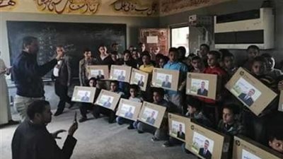 غضب بالمنوفية عقب تبرع مرشح برلماني بـ16 جهاز حاسب آلي لمدرسة