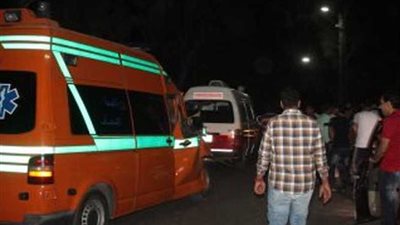 مصرع شخص وإصابة سيدة في حاث مرور بالمنيا