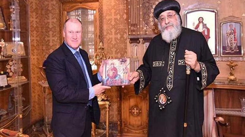 البابا تواضروس يستقبل