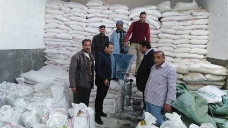 ضبط 60 طن سكر تمويني