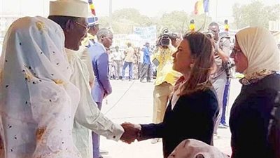 نصر وزايد تشاركان فى احتفالية تشاد بيوم المرأة العالمى بحضور الرئيس التشادى