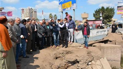 توسعة طريق بني عبيد المنصورة لحل زحام 