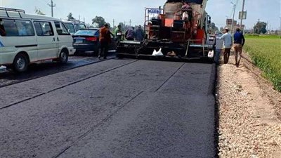 الانتهاء من رصف طريق 