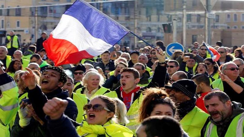 استمرار مظاهرات السترات