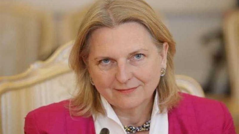 وزيرة الخارجية النمساوية