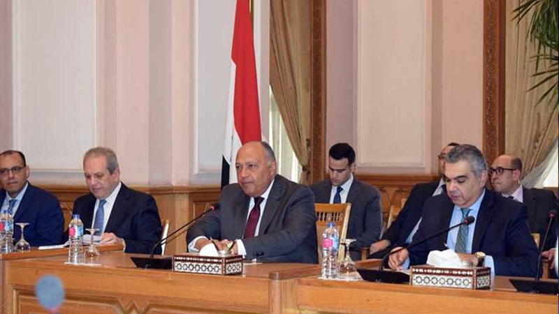 شكري يستقبل وفد غرفة