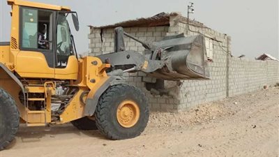 رفع وإزالة 1155 حالة إشغال طريق وتعديًا بالبحيرة