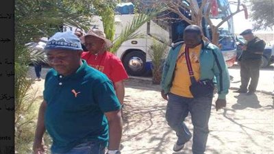 وفد سياحي إفريقي يزور آثار تل العمارنة بالمنيا