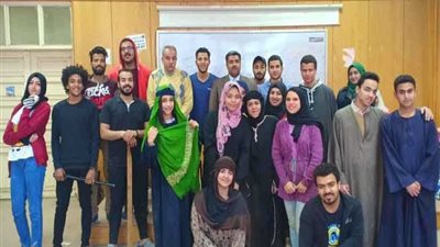 البروفة النهائية لمسرحية آداب الفيوم 
