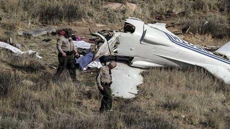 تحطم طائرة صغيرة