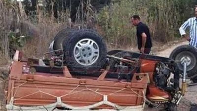 مصرع مزارع وإصابة آخر في انقلاب تروسيكل ببني مزار