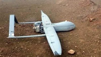 التحالف العربي يسقط طائرة حوثية 