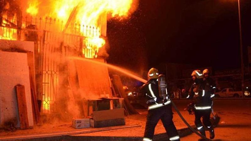 السيطرة على حريق