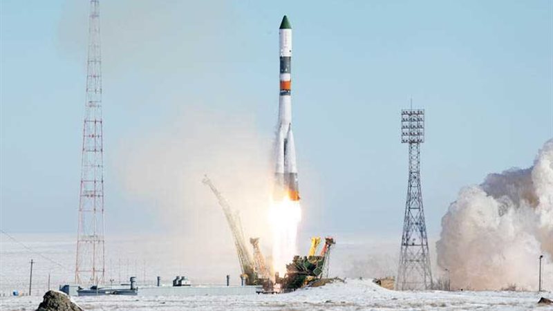 انطلاق مركبة روسية