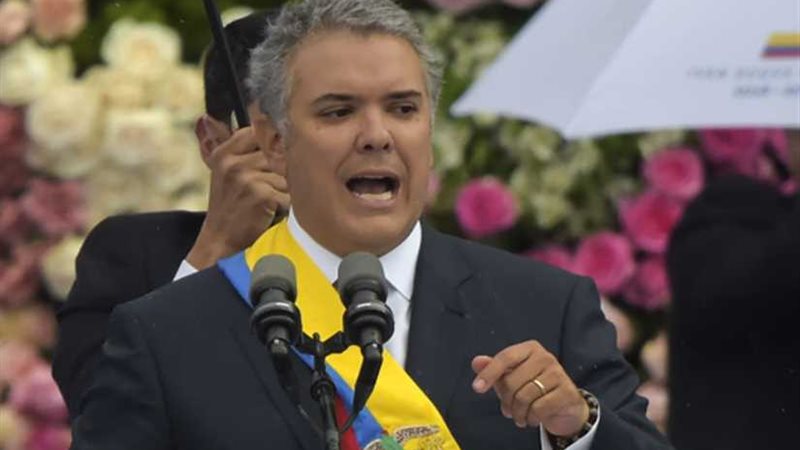 الرئيس الكولومبي