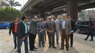 محافظ الجيزة يتابع طلاء العقارات بحرم الطريق الدائري
