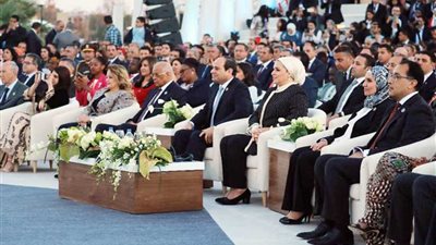 الرئيس السيسي وقرينته يشهدان احتفالية خاصة بمناسبة رئاسة مصر للاتحاد الأفريقي