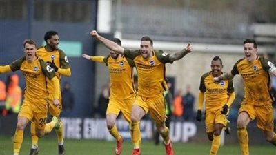 برايتون يتأهل لنصف نهائي كأس الاتحاد الإنجليزي إثر تغلبه على ميلووال