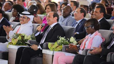 الرئيس السيسي في جلسة 