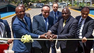 افتتاح جناح مصر في معرض كينيا الدولي لصناعات البتروكيماويات