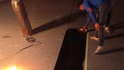 انتهاء أعمال إصلاح فواصل كوبري أبيس