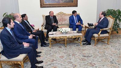 الرئيس السيسي يستقبل المبعوث الشخصى لنظيره الموريتانى