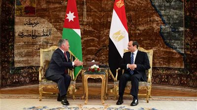 الرئيس السيسي والعاهل الأردني يبحثان سبل تعزيز العلاقات في مختلف المجالات