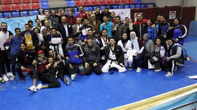 فوز جامعة الإسكندرية بالمركزين الأول والثاني في بطولة التايكوندو