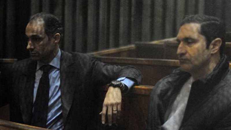 بدء محاكمة علاء وجمال