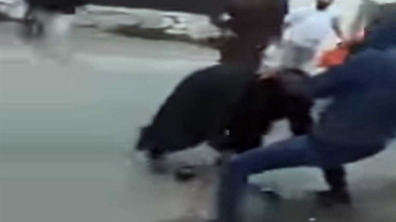 شاهد.. مستوطنون يعتدون