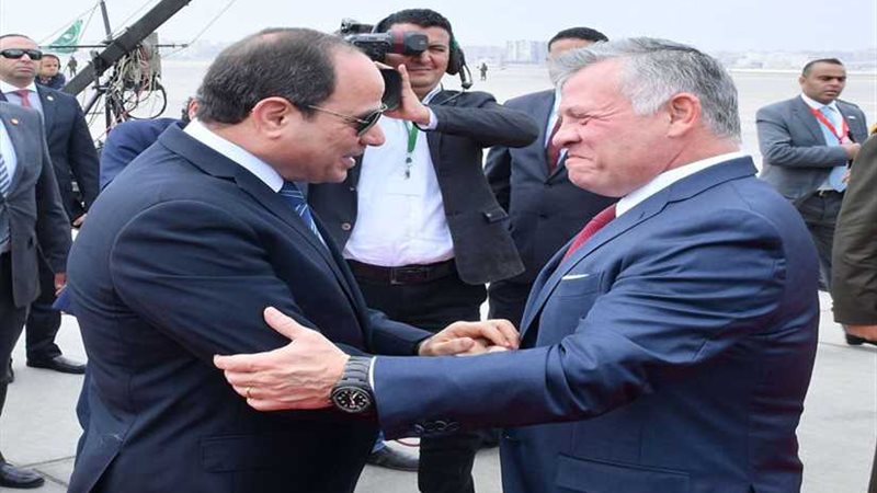 استقبال الرئيس لجلالة