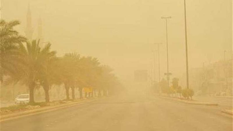 رياح محملة بالأتربة