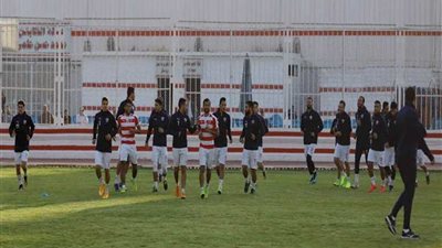 تقسيمة قوية في ختام مران الزمالك