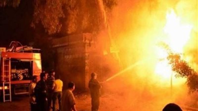 نشوب حريق بمصنع غزل ونسيج بالمنطقة الصناعية بجمصة