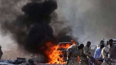 الشرطة الصومالية : ارتفاع حصيلة ضحايا انفجار مقديشيو إلى 33 قتيلًا ومصابًا