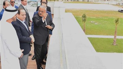 بالصور..تفاصيل جولة الرئيس السيسي بصحبة ولى عهد أبو ظبى فى