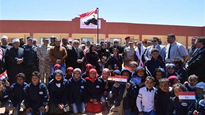 القوات المسلحة تفتتح مدرستى تعليم أساسى لخدمة المناطق النائية فى سانت كاترين