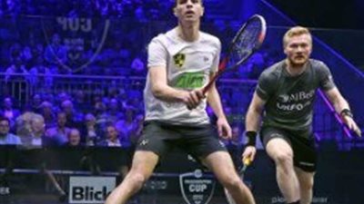 5 مصريين في ربع نهائي جراسهوبر للإسكواش بعد تأهل علي فرج وطارق مؤمن وأبو الغار