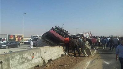 إصابة 5 أشخاص في حادث تصادم بطريق بهتيم