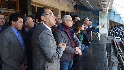 رئيس الوزراء يزور استاد القاهرة