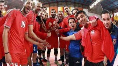 رجال الأهلى أمام إنجيس الإيفوارى فى افتتاح البطولة الأفريقية للطائرة