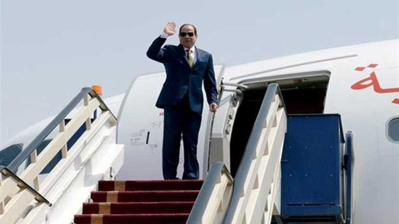 الرئيس السيسى يتوجه