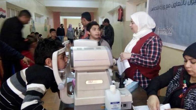 الكشف على 224 طفلًا